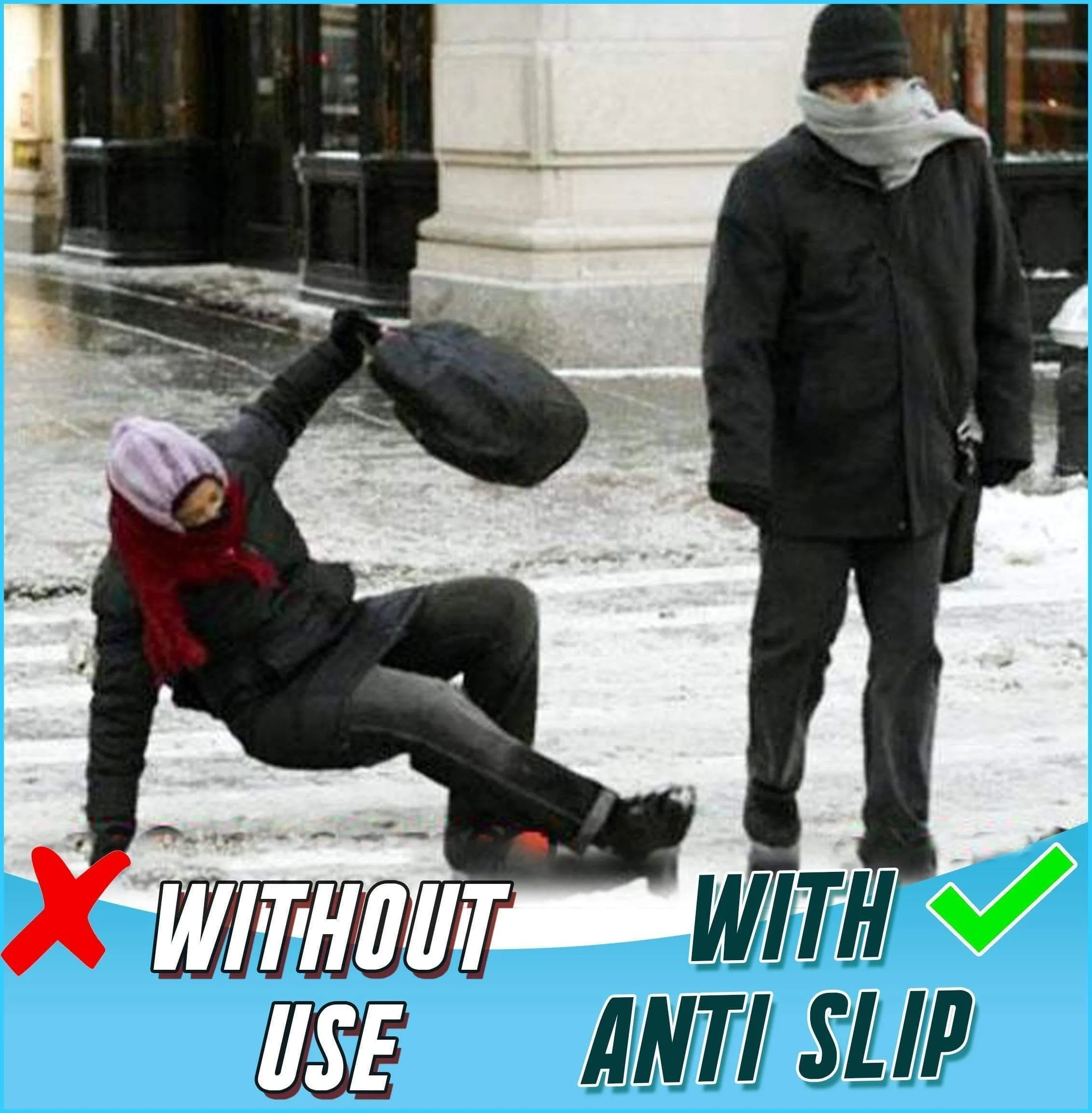 【limited sale Black Friday !!!】Anti-Slip Ice Grippers