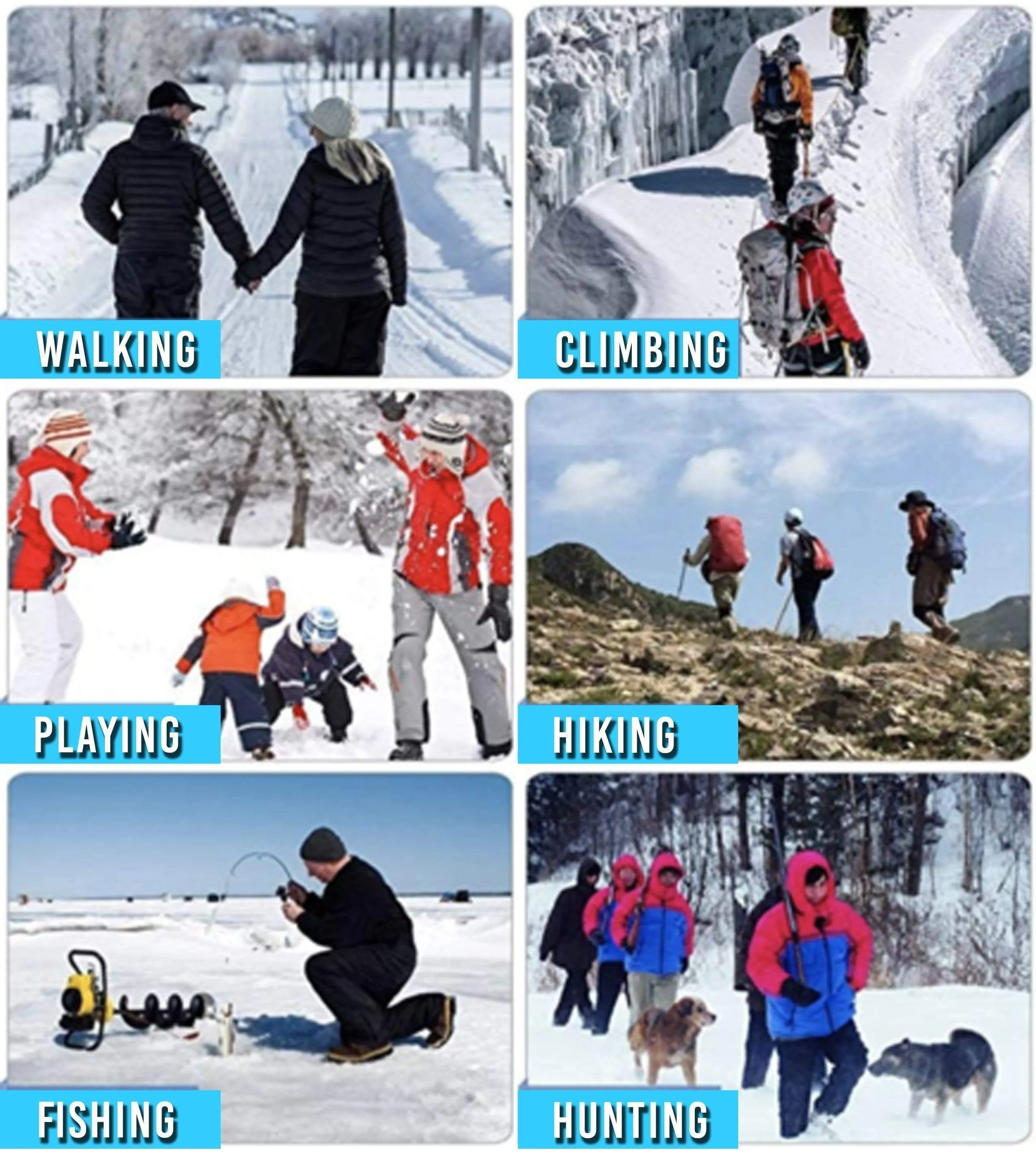 【limited sale Black Friday !!!】Anti-Slip Ice Grippers