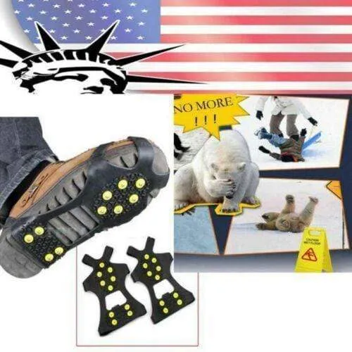 【limited sale Black Friday !!!】Anti-Slip Ice Grippers