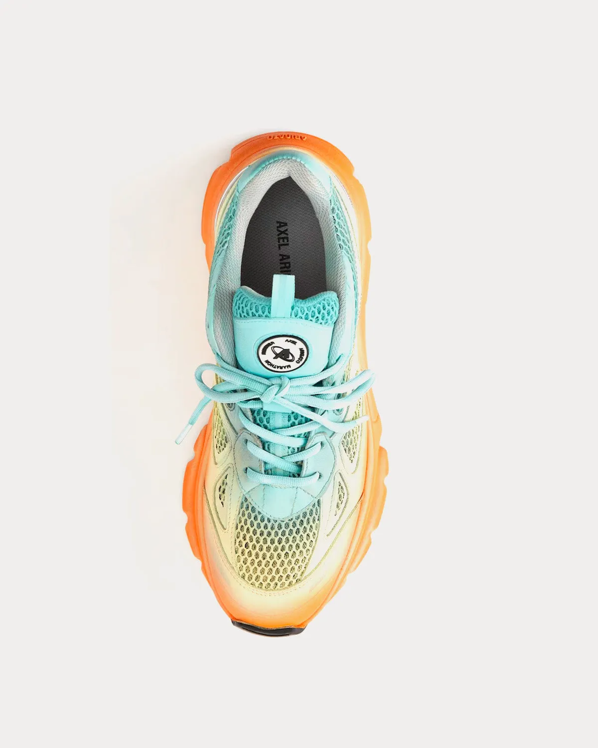 Marathon Runner Ombre Blue / Yellow / Orange Low Top Sneakers