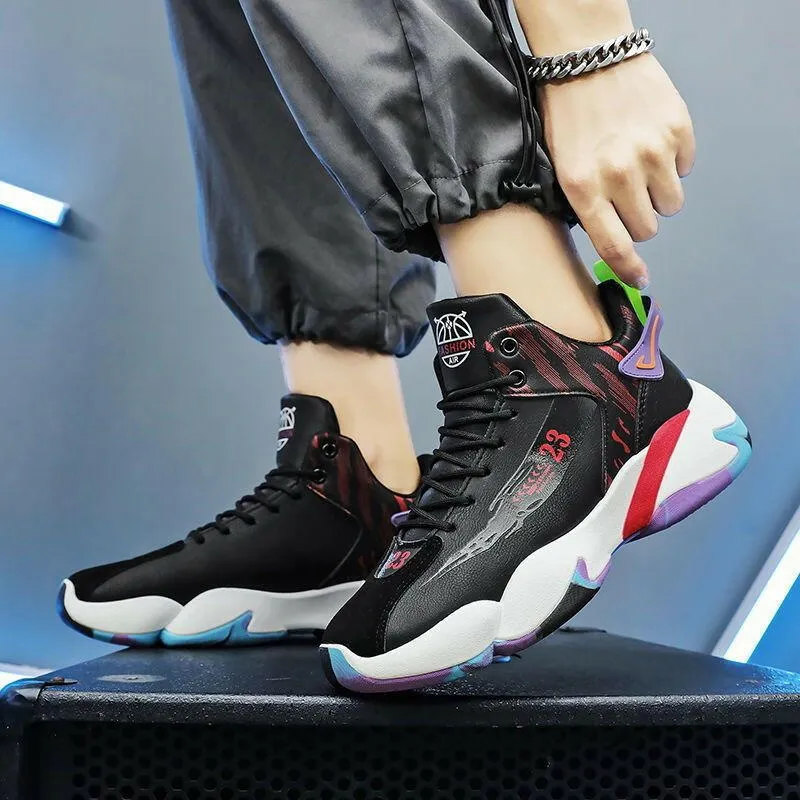 Men’s High-Top Basketball & Running Sneakers
