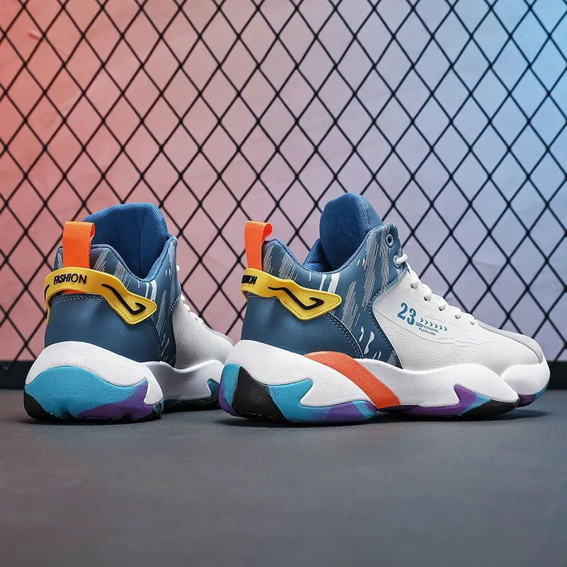 Men’s High-Top Basketball & Running Sneakers