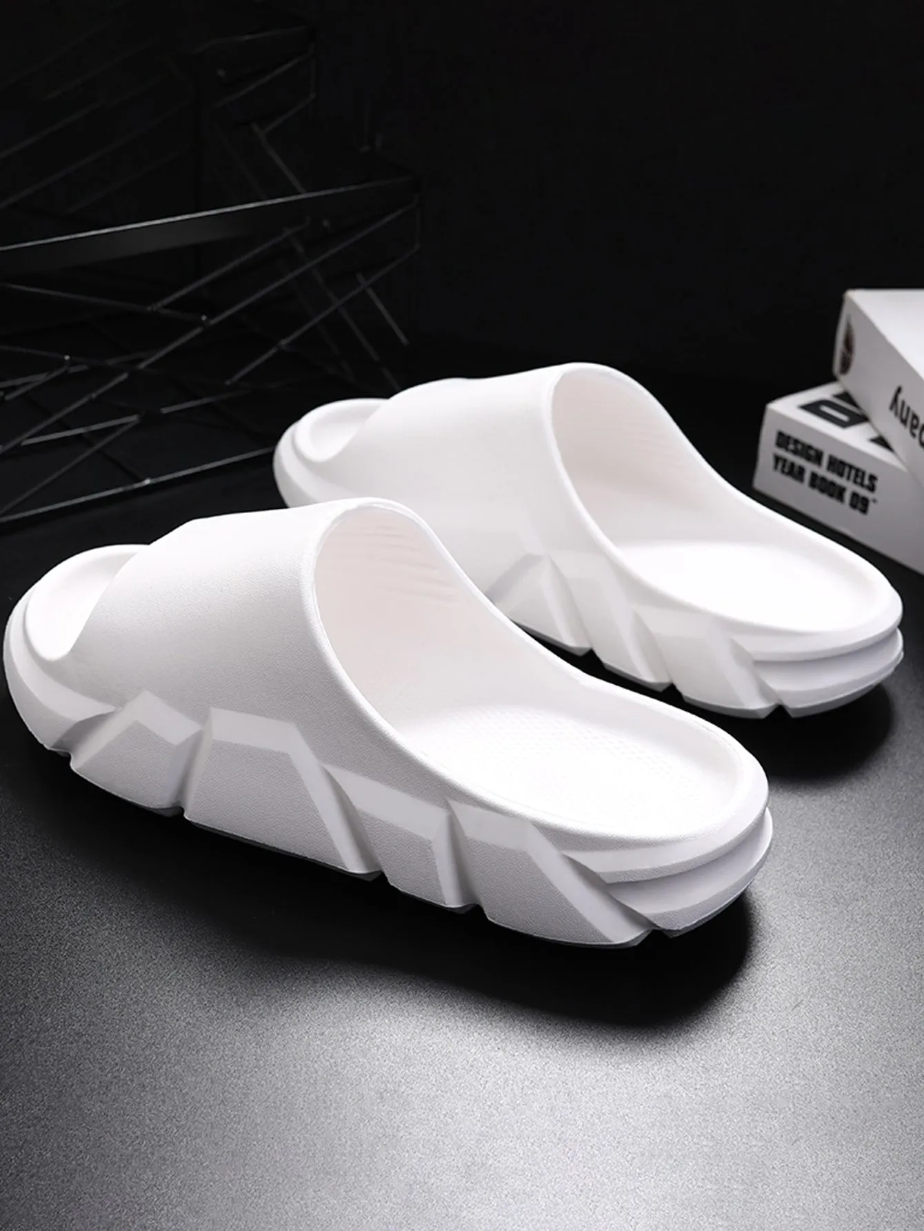Men's Lightweight Slip For Men Slides Slippers For Indoor Outdoor
