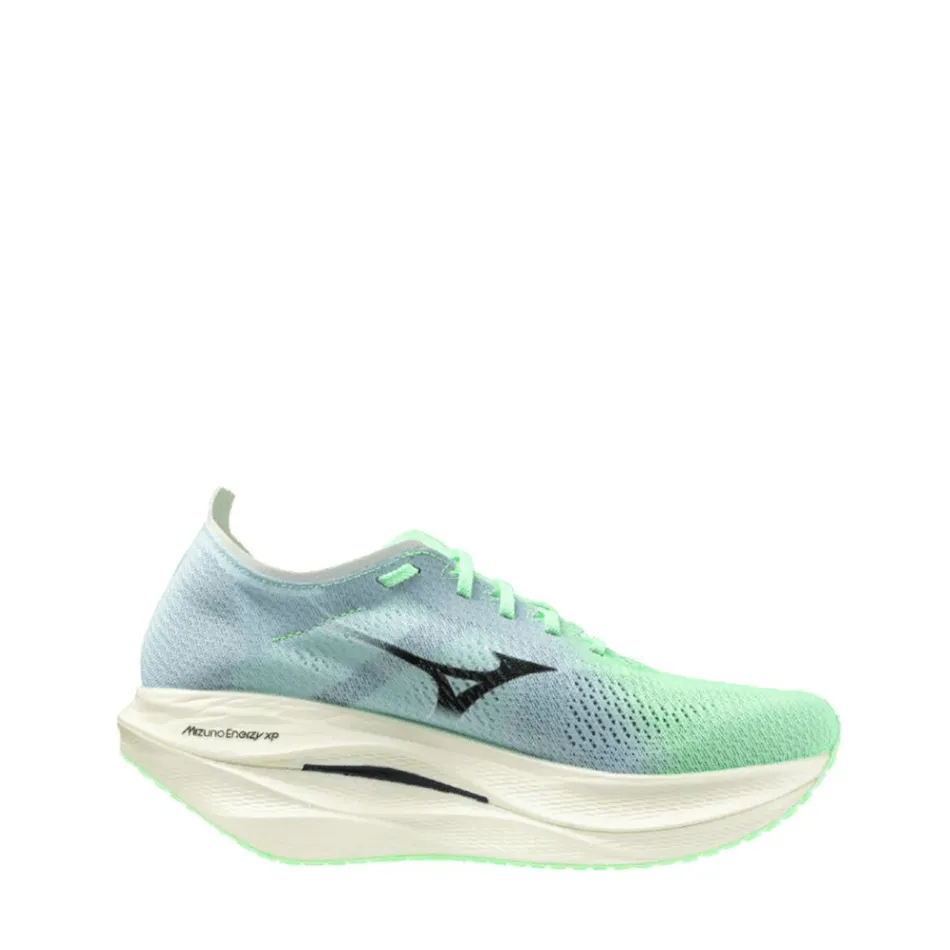 Mizuno Unisex Wave Rebellion Pro 3 Running Shoes in Neo Mint/Black/Hint of Mint SS25