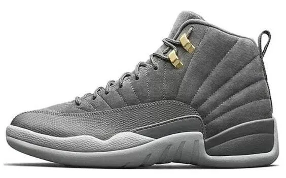 New 12 Reverse Flu Game University Gold Dark Concord Dark Grey OVO White Men Basketball Shoes 12s Playoff French Blue Sneakers