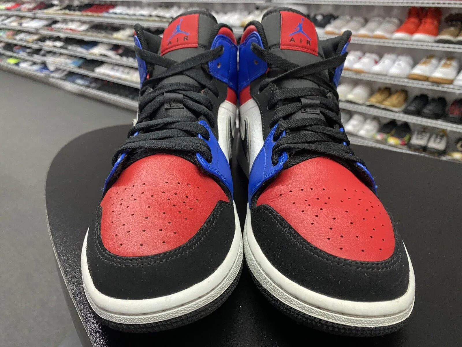 Nike Air Jordan 1 Retro Mid Top 3 554724-124 Men's Size 10.5 No Insoles