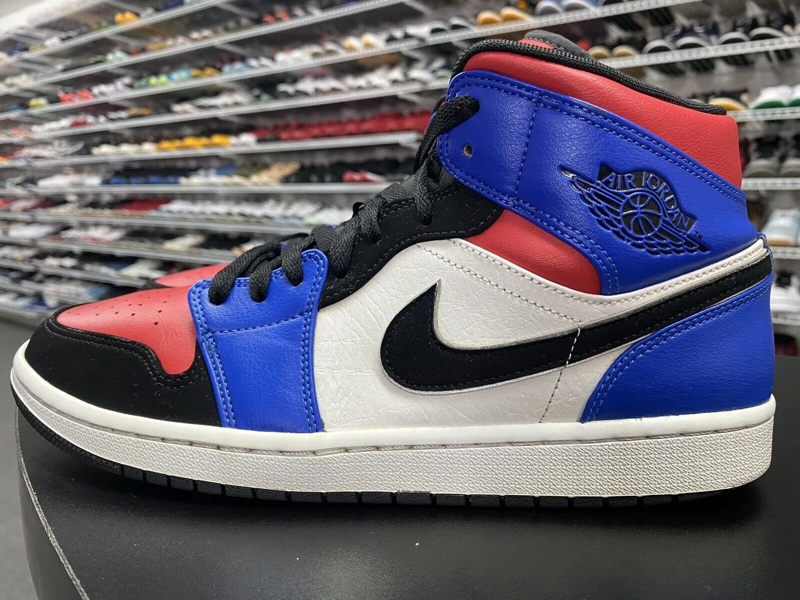 Nike Air Jordan 1 Retro Mid Top 3 554724-124 Men's Size 10.5 No Insoles