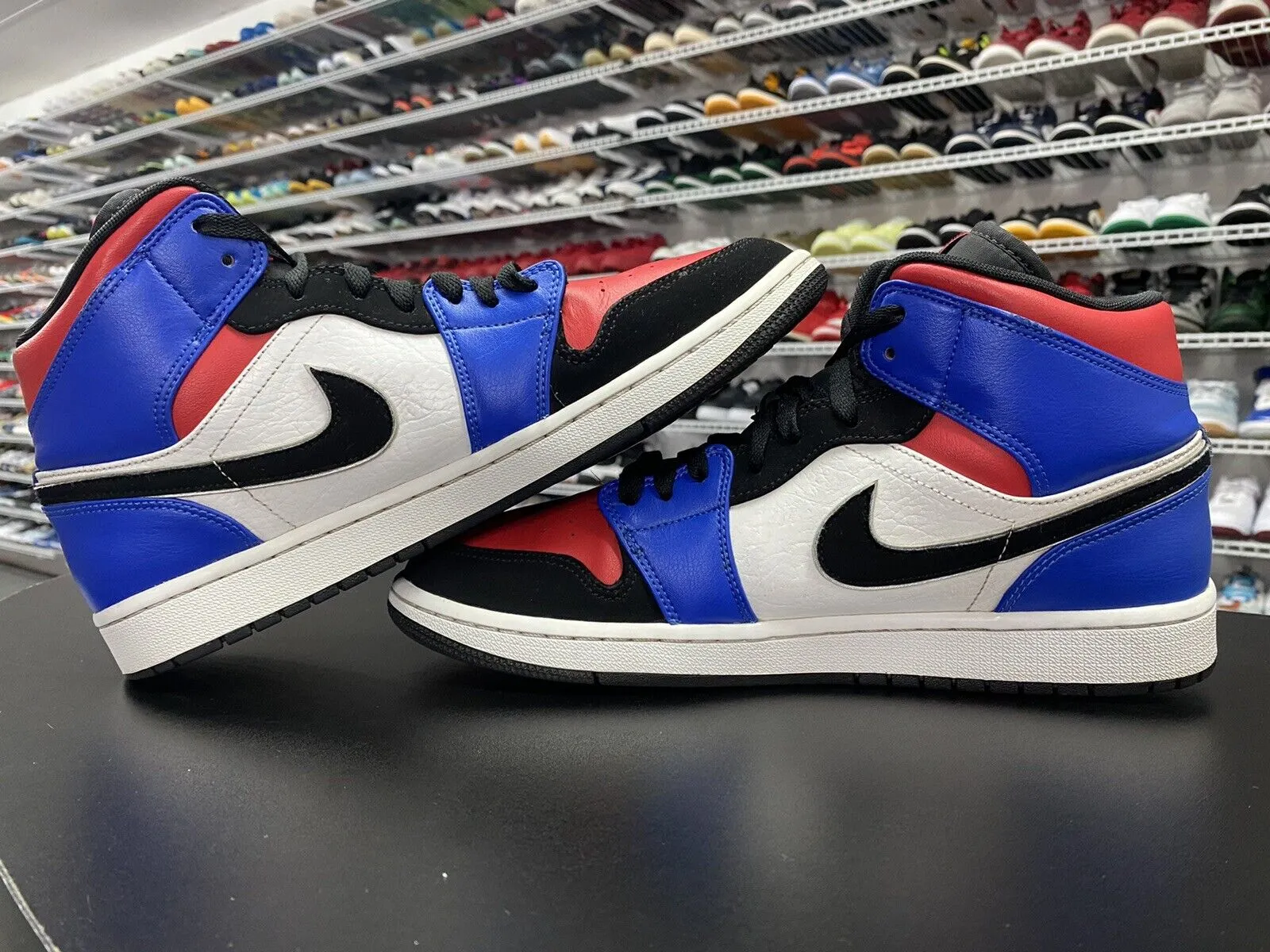 Nike Air Jordan 1 Retro Mid Top 3 554724-124 Men's Size 10.5 No Insoles