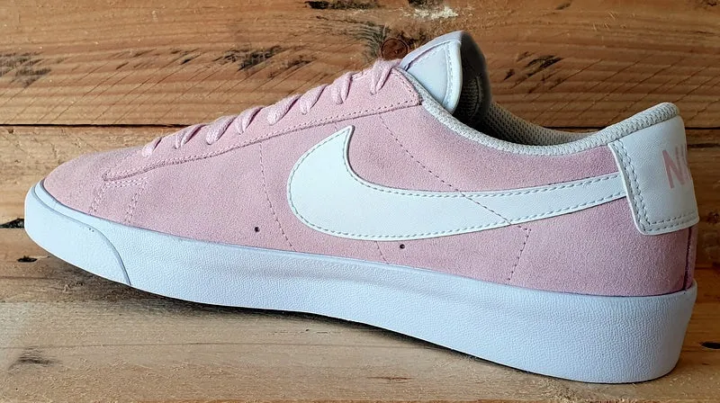 Nike Blazer Low Suede Trainers UK7/US8/EU41CZ4703-600 Pink Foam/White