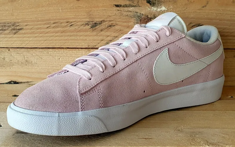 Nike Blazer Low Suede Trainers UK7/US8/EU41CZ4703-600 Pink Foam/White
