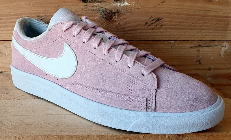 Nike Blazer Low Suede Trainers UK7/US8/EU41CZ4703-600 Pink Foam/White