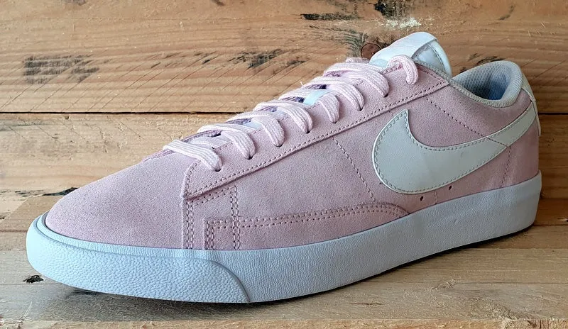 Nike Blazer Low Suede Trainers UK7/US8/EU41CZ4703-600 Pink Foam/White