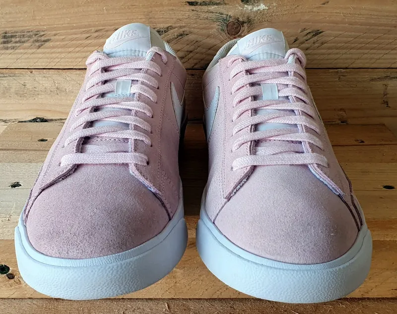 Nike Blazer Low Suede Trainers UK7/US8/EU41CZ4703-600 Pink Foam/White