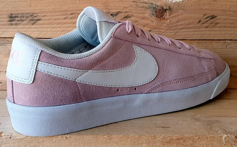Nike Blazer Low Suede Trainers UK7/US8/EU41CZ4703-600 Pink Foam/White