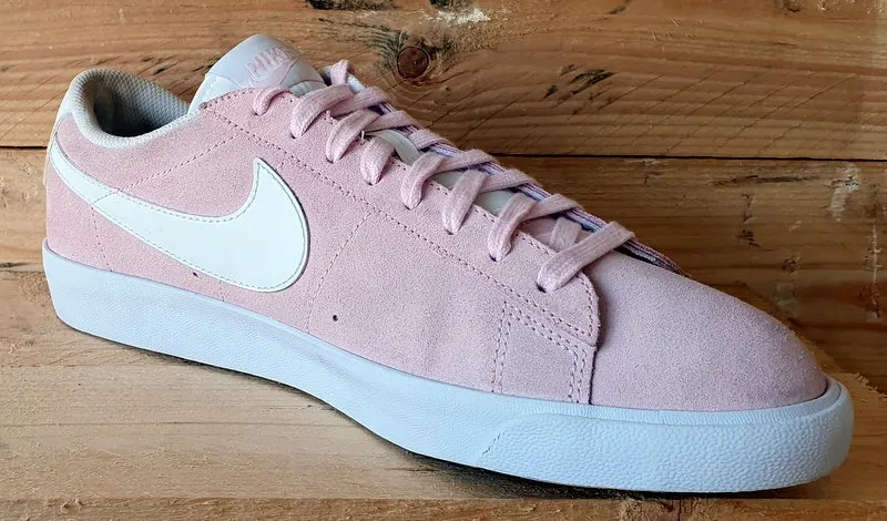Nike Blazer Low Suede Trainers UK7/US8/EU41CZ4703-600 Pink Foam/White