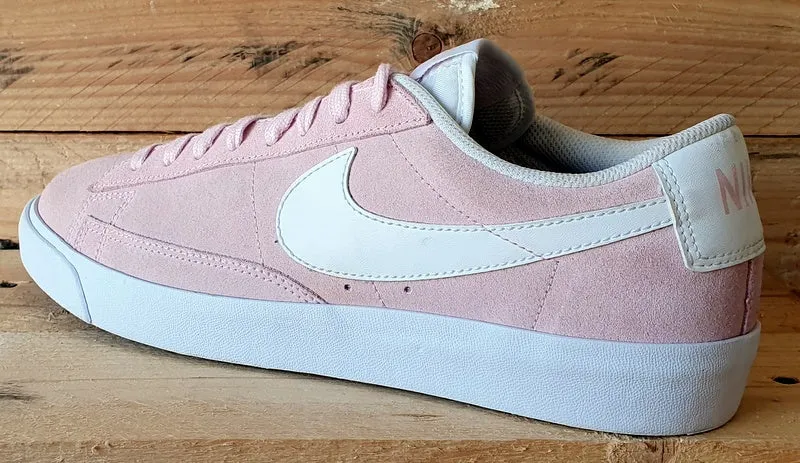 Nike Blazer Low Suede Trainers UK7/US8/EU41CZ4703-600 Pink Foam/White