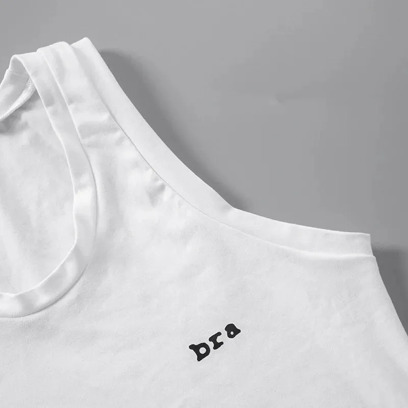 No Bra Crop Tank Top