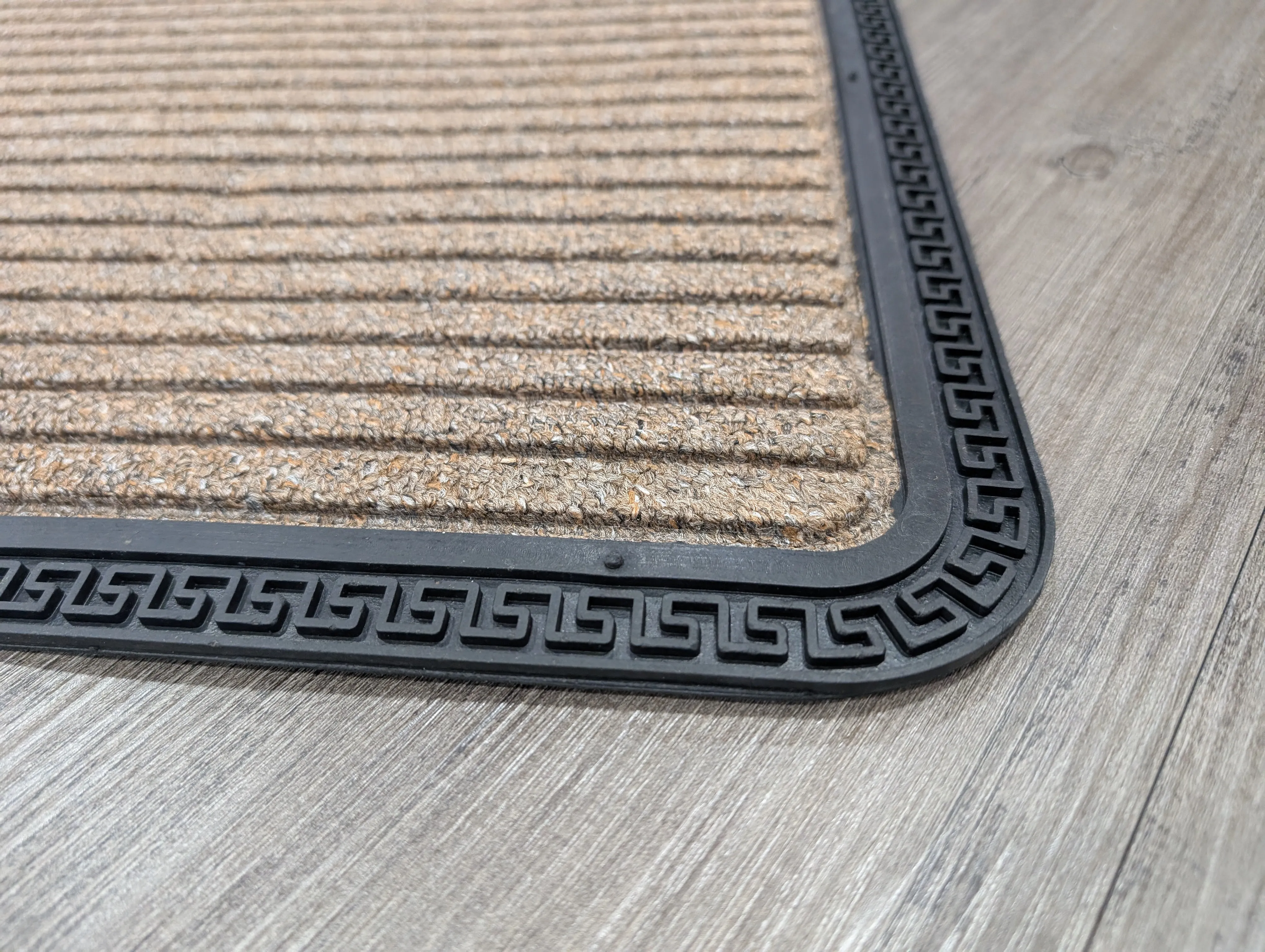 Outdoor Mat beige Greek Border