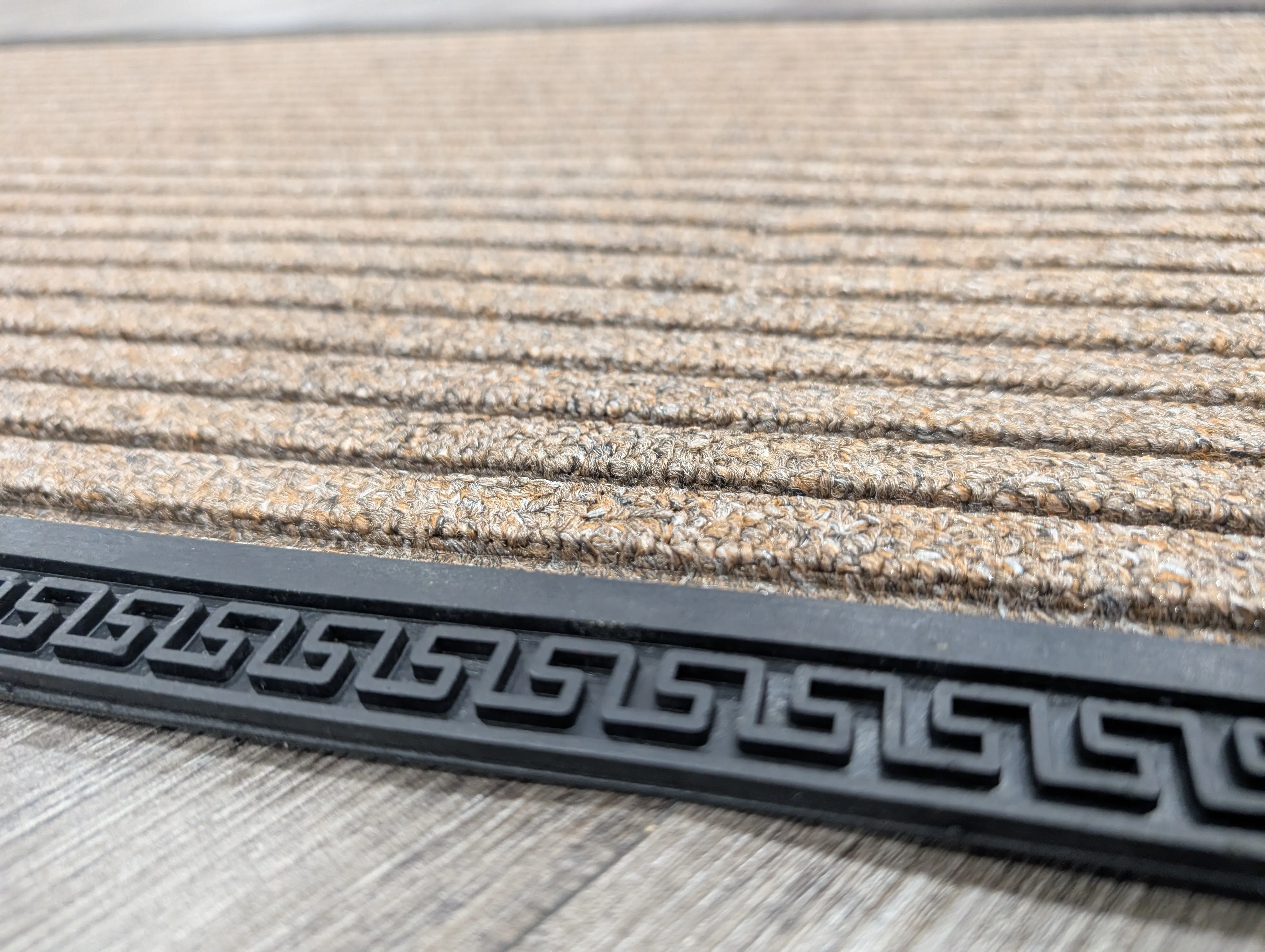 Outdoor Mat beige Greek Border