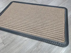 Outdoor Mat beige Greek Border