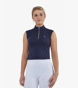 PEI Derina Sleeveless Ladies Riding Shirt - Navy