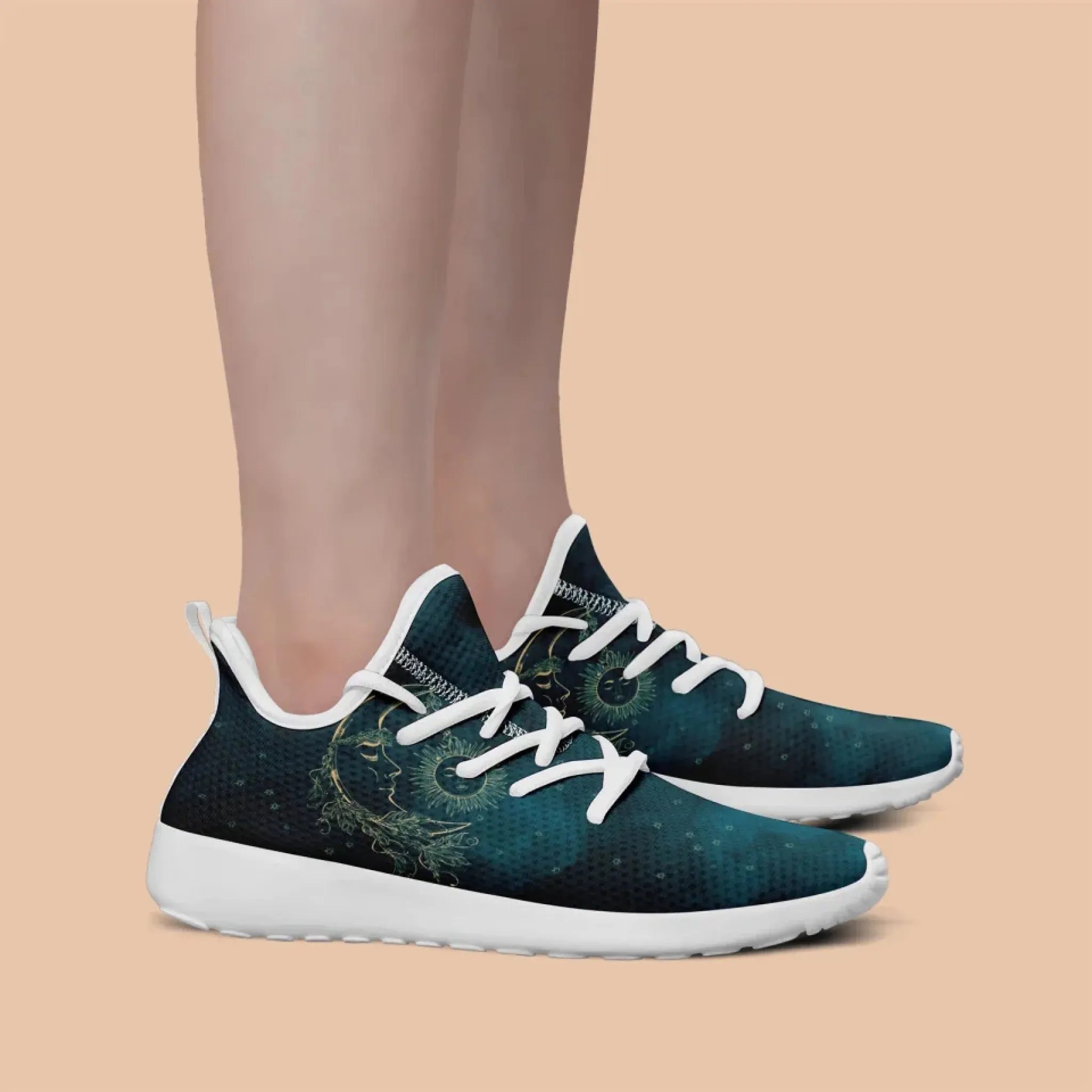 Personalied Yoga Sneakers, Custom Mindful Movement Yoga Shoes,  Comfort Unisex Shoes