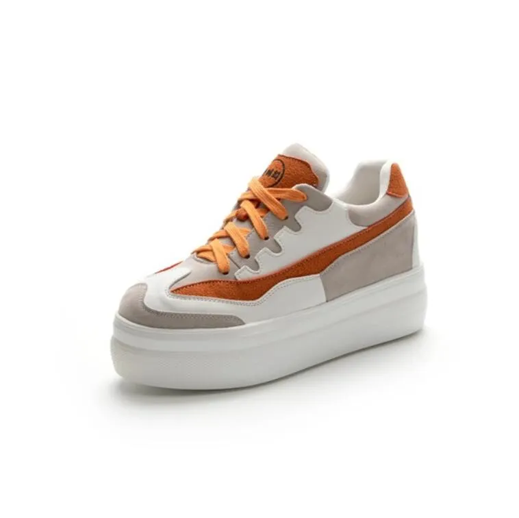 Petite Feet Suede Thicksole Lace Up Casual Shoes MS366