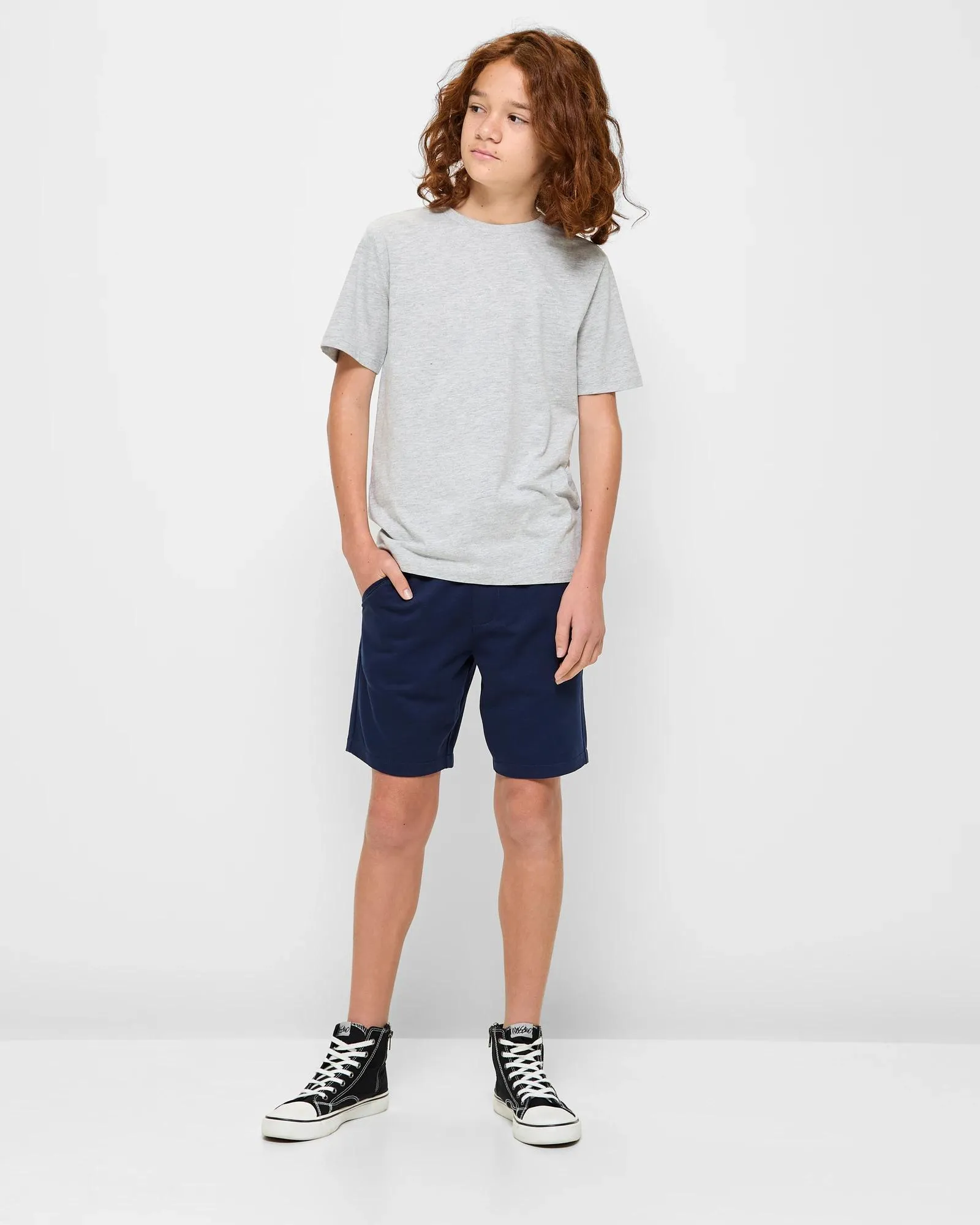popular  Australian Cotton Casual Sweat Shorts - Navy