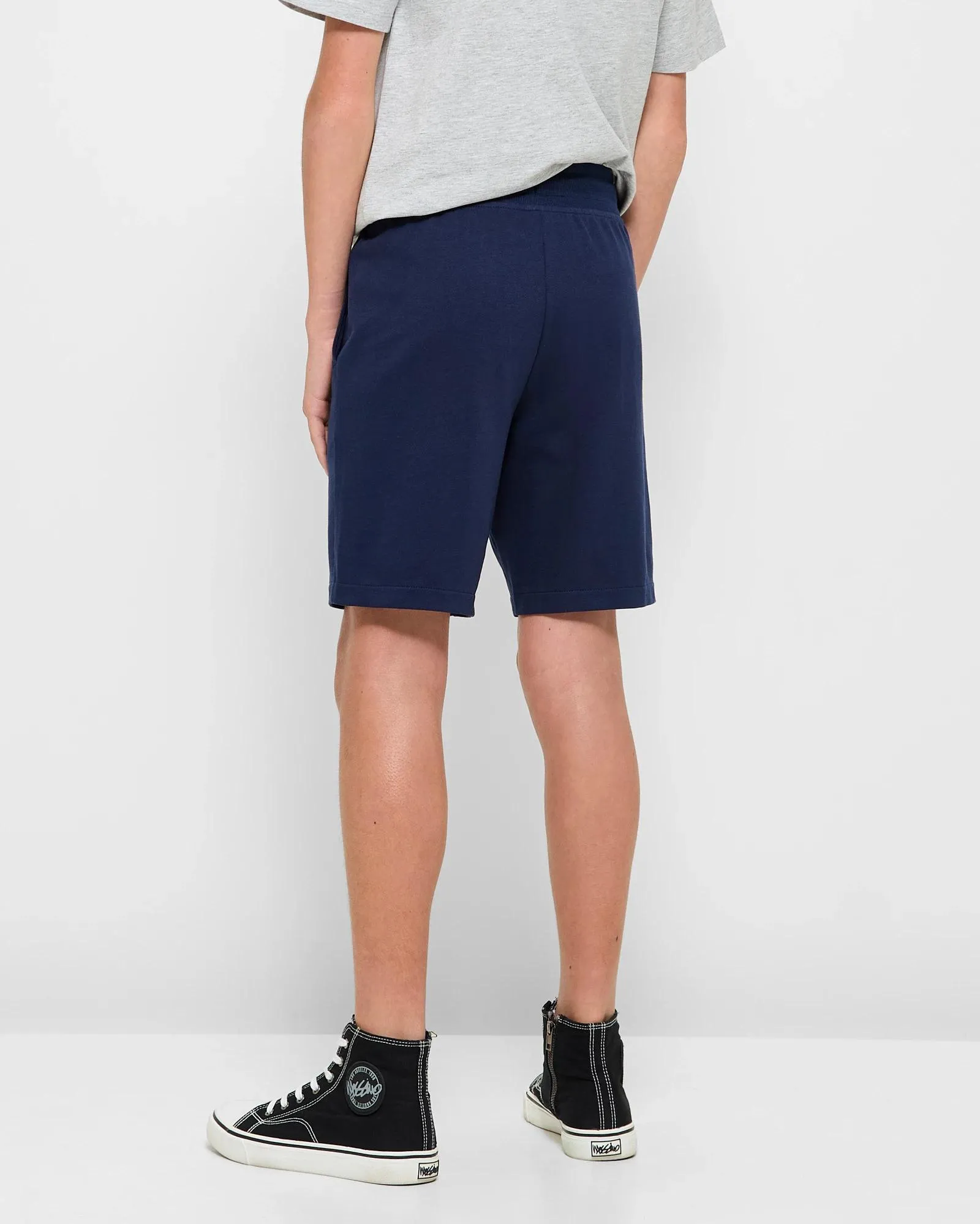 popular  Australian Cotton Casual Sweat Shorts - Navy