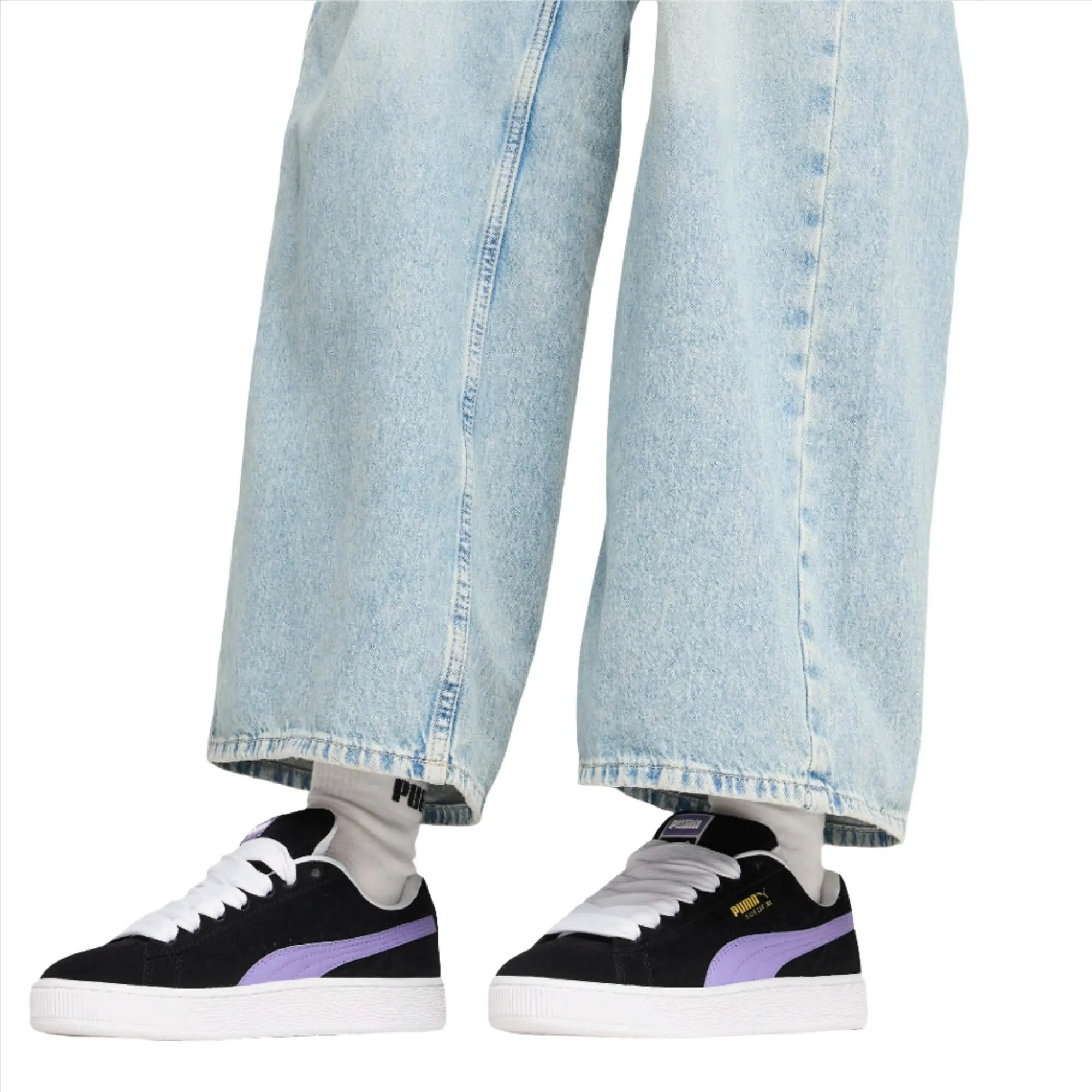 Puma Suede XL Sneaker Zwart Paars