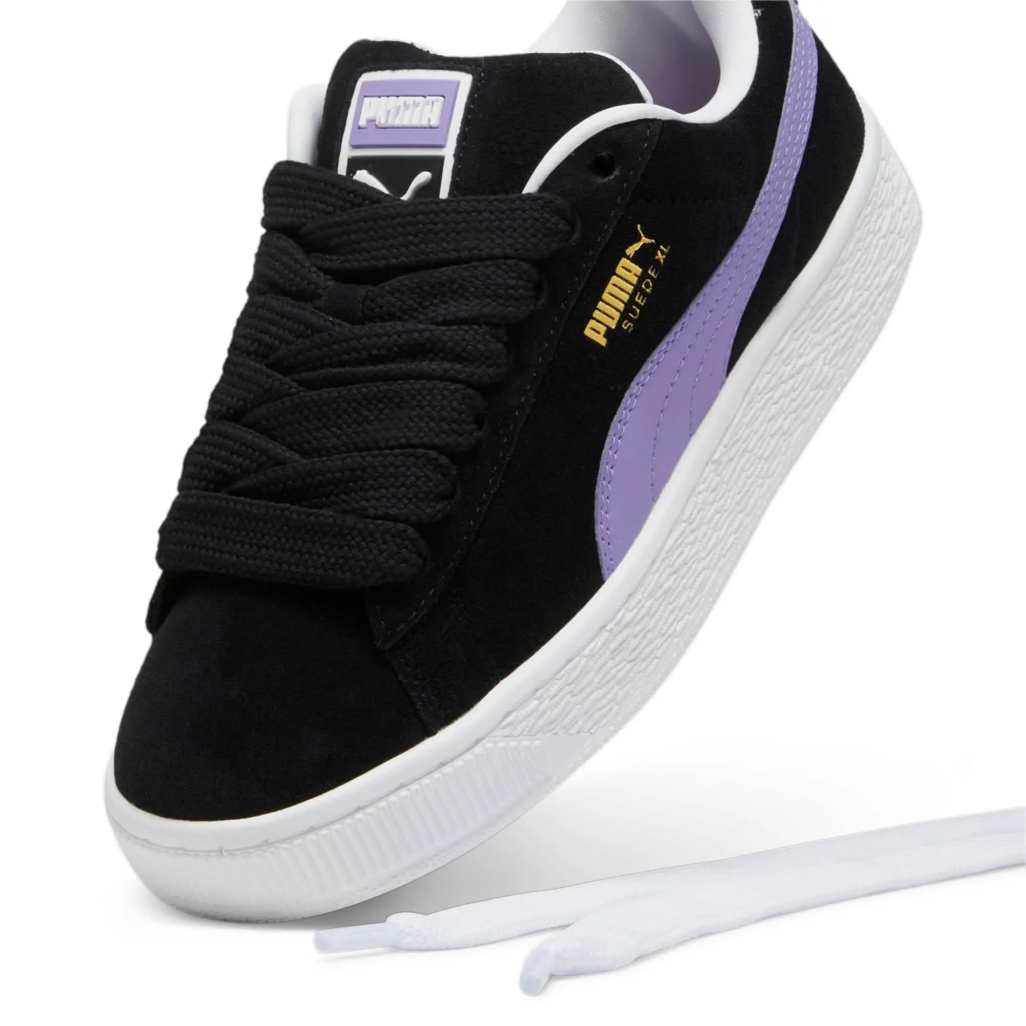 Puma Suede XL Sneaker Zwart Paars