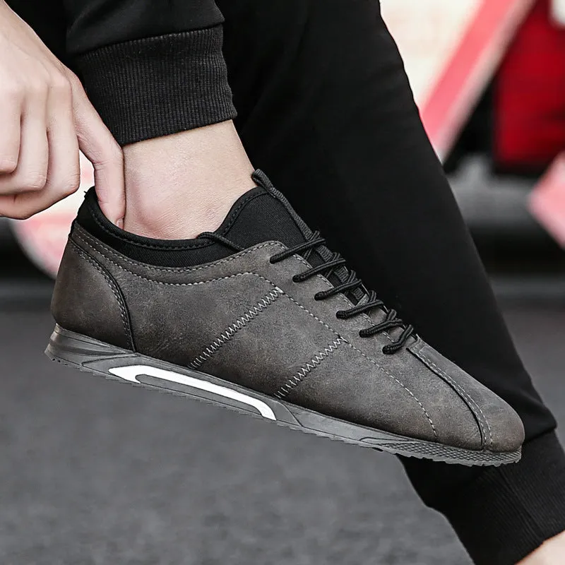 Ron – Casual Vegan Suede Shoes