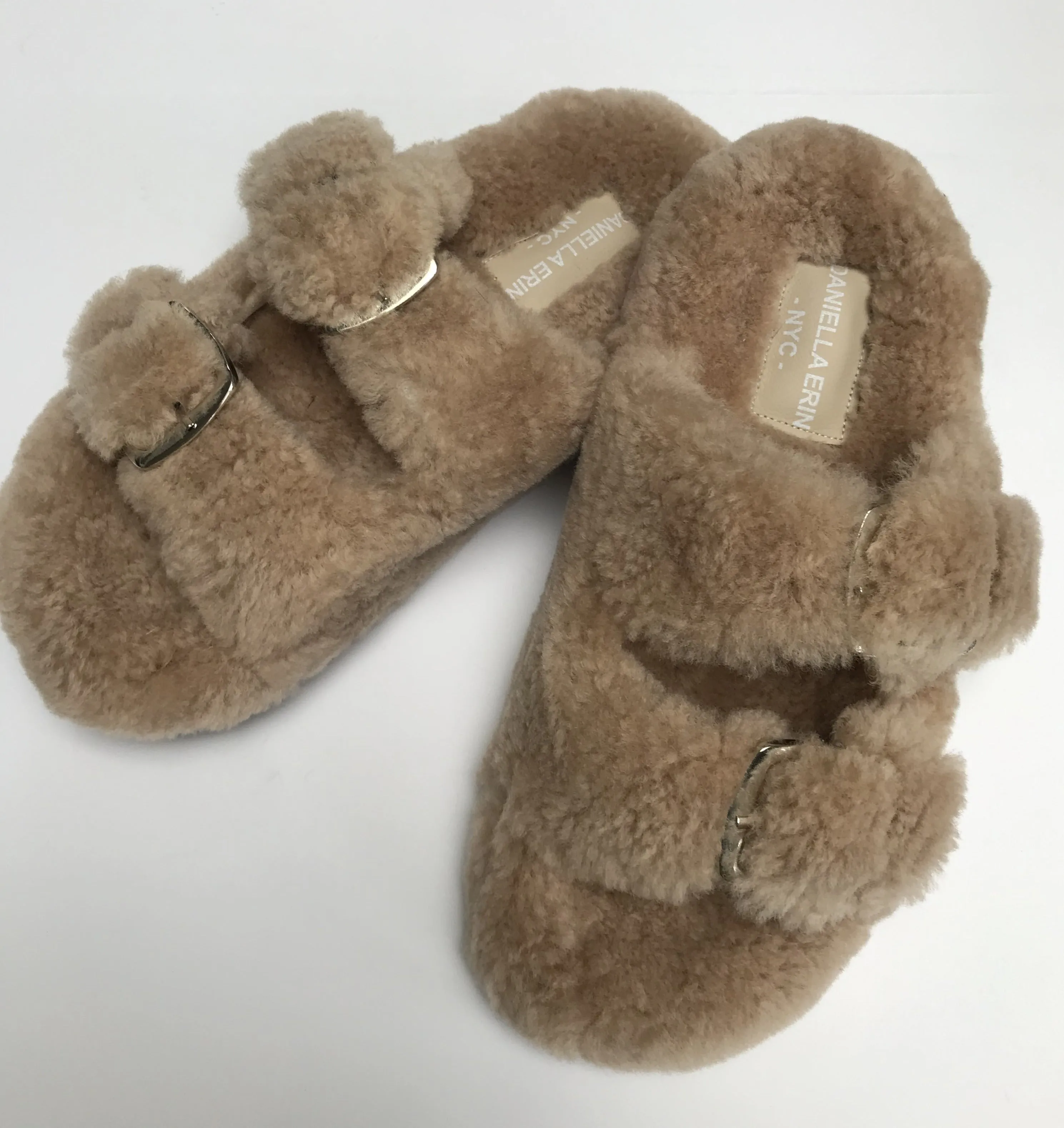 Shearling Slides