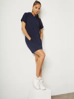 Short-Sleeve Sweatshirt Dress