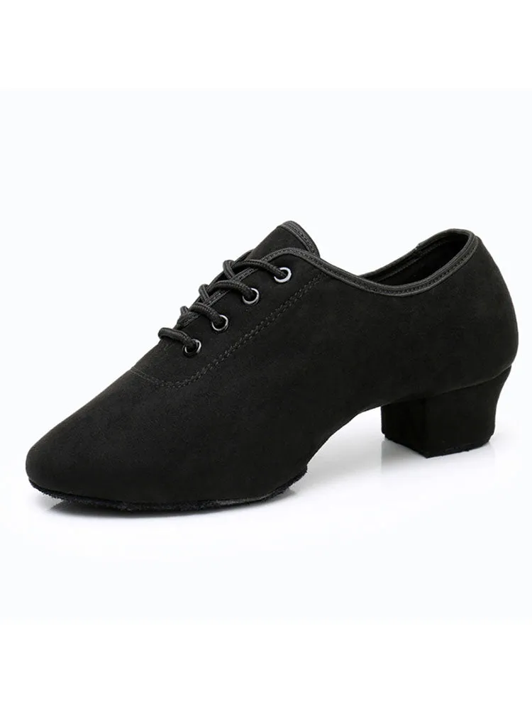 Suede Soft Sole High-heeled Dance Practice Shoes Professional Latin Dance Shoes