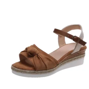Summer Casual Butterfly-knot Buckle Slippers