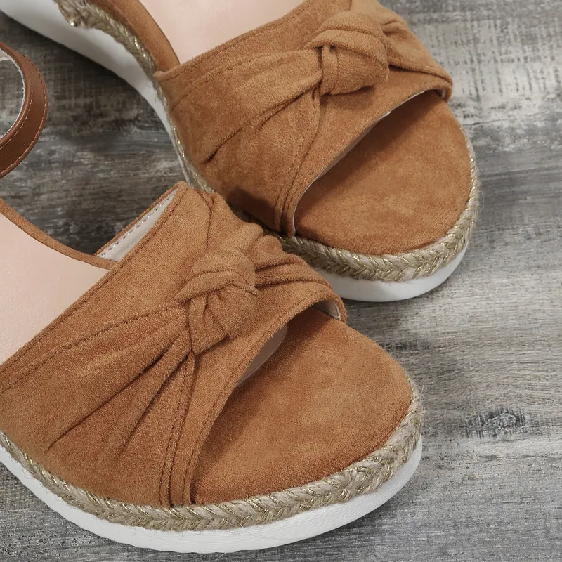 Summer Casual Butterfly-knot Buckle Slippers