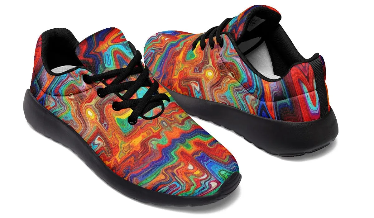 Swirling Vision Classic Sneakers