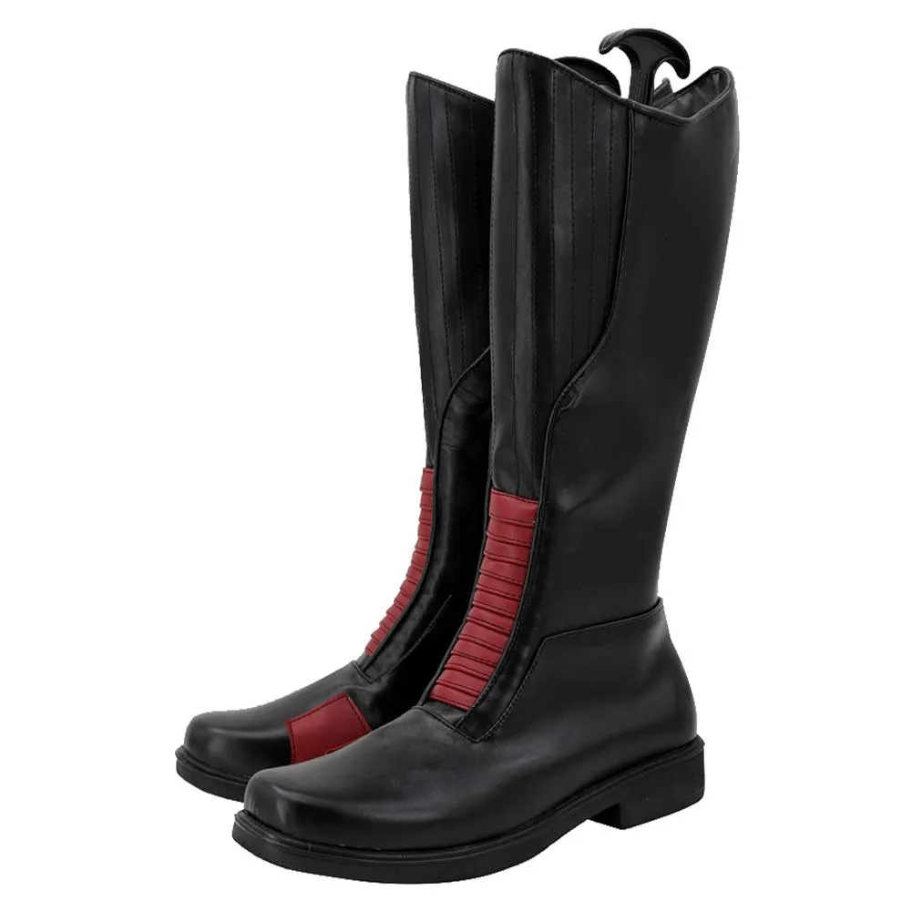 The Flash:Barry Allen Shoes Boots for Halloween Cosplay Accessory