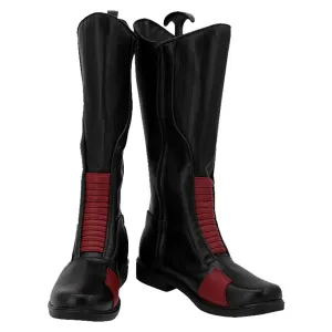 The Flash:Barry Allen Shoes Boots for Halloween Cosplay Accessory