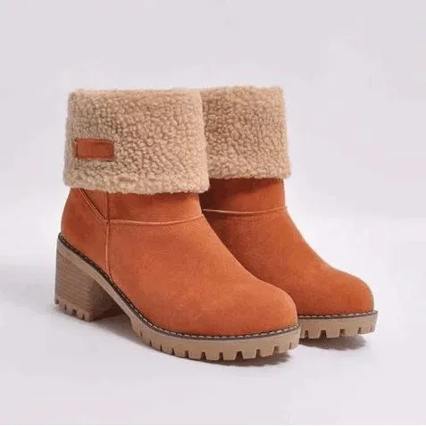 Thickened Warm Fleece Lining Outdoor Shoes