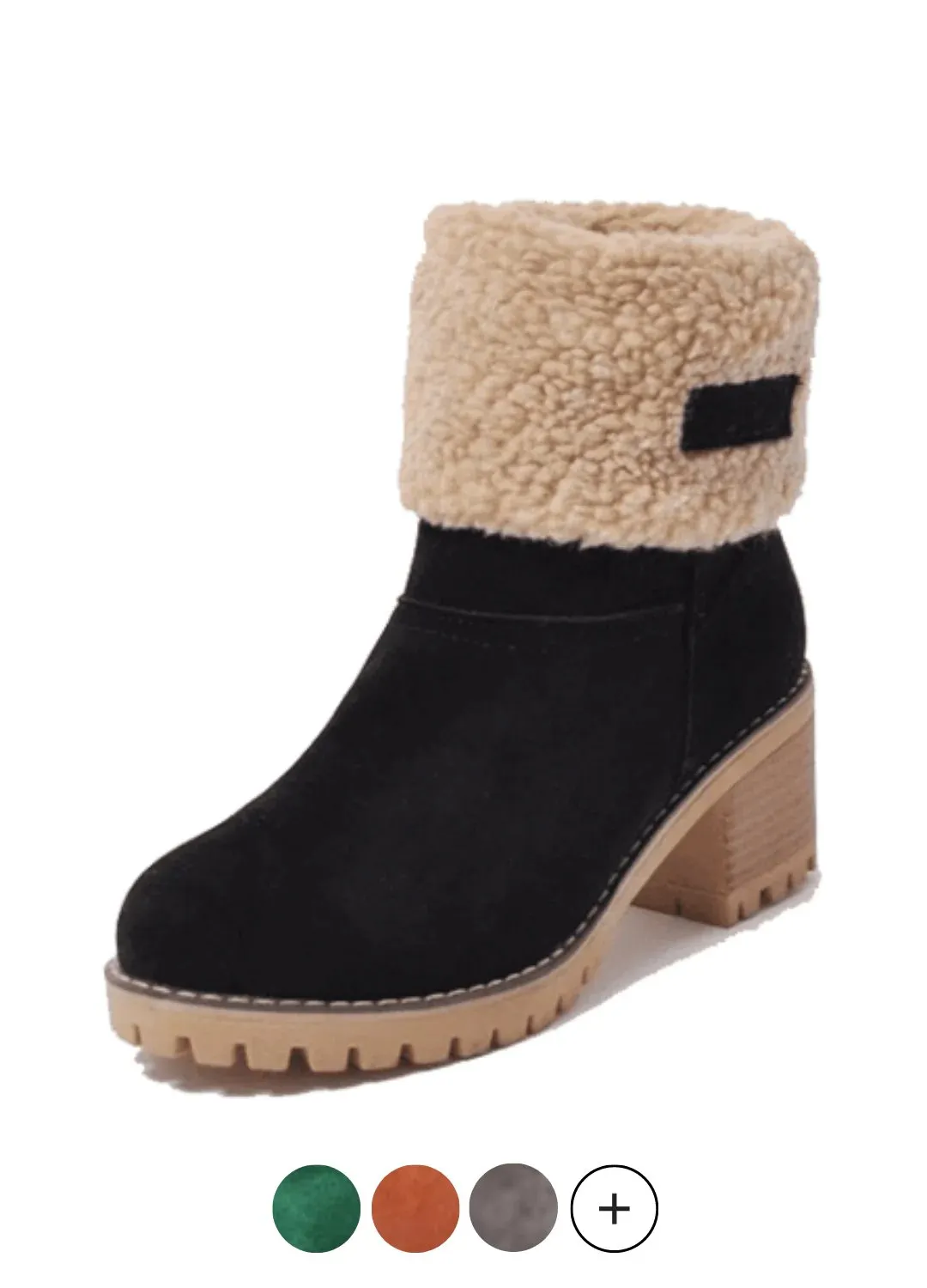 Thickened Warm Fleece Lining Outdoor Shoes