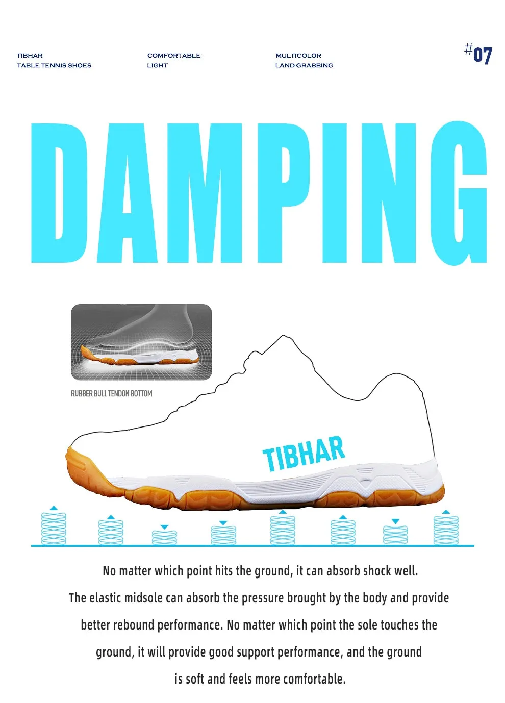 TIBHAR Table Tennis Shoes with Original Box Classics Style Men Women Sport Sneakers Ping Pong