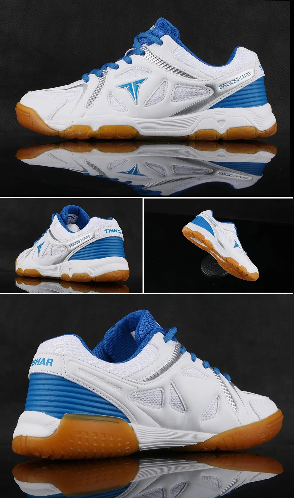 TIBHAR Table Tennis Shoes with Original Box Classics Style Men Women Sport Sneakers Ping Pong