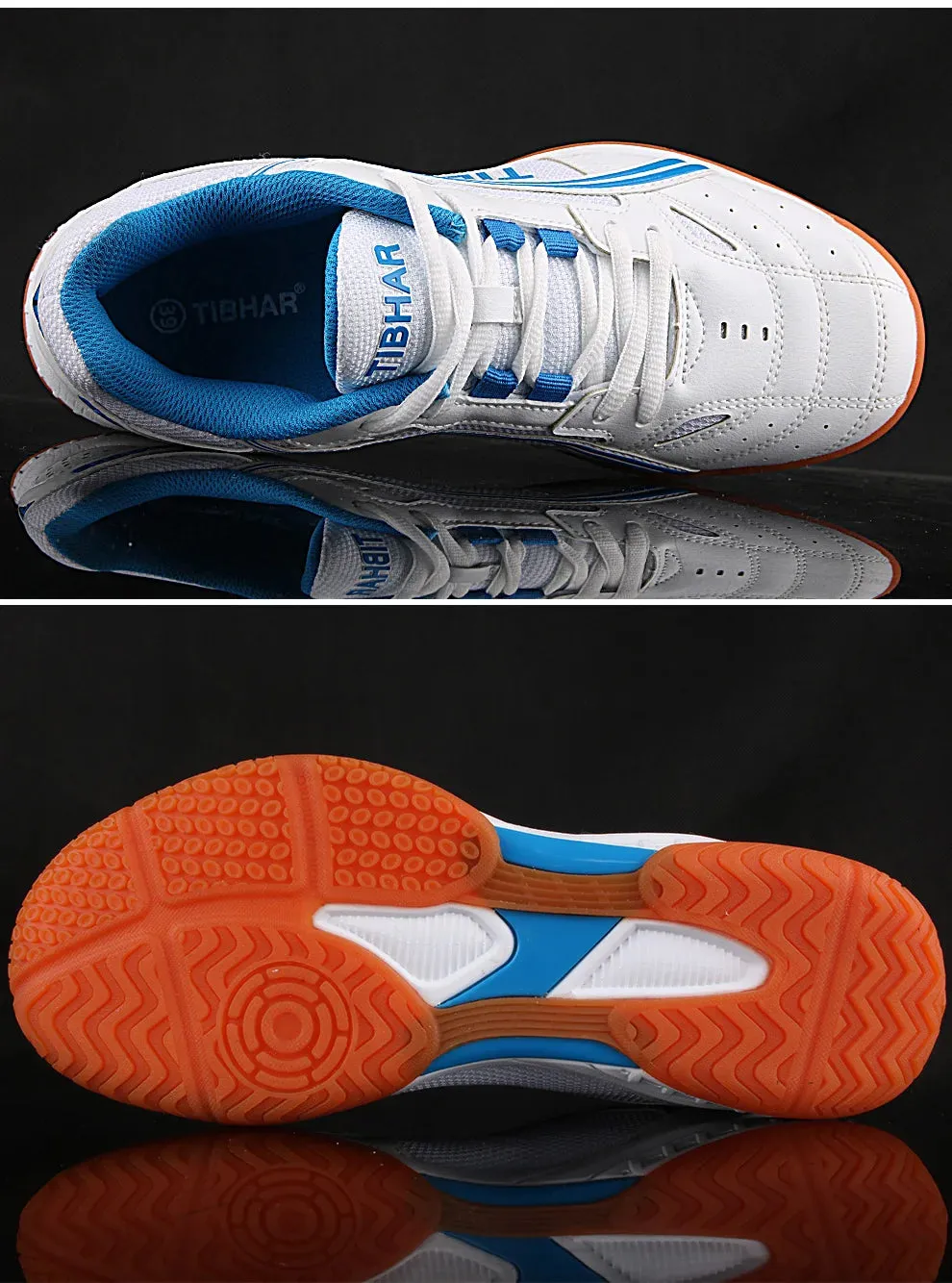 TIBHAR Table Tennis Shoes with Original Box Classics Style Men Women Sport Sneakers Tennis Shoes Ping Pong Sneakers Fly Dancing