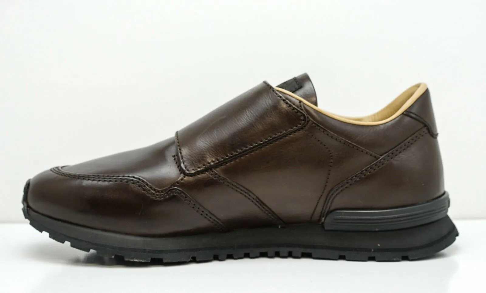 Tod's Men's Brown Leather 2 Buckle Sports Shoe GON540 50% OFF