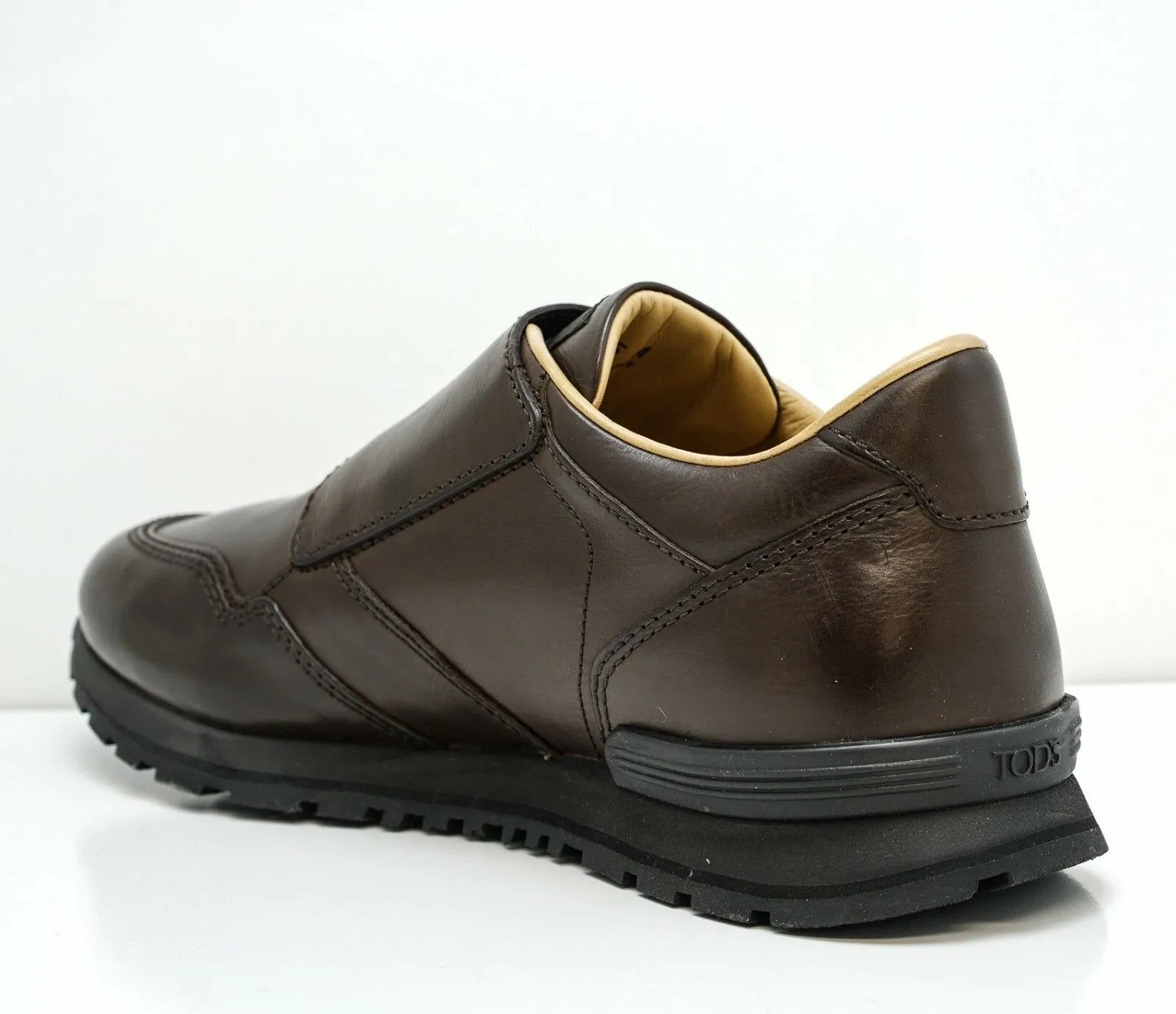 Tod's Men's Brown Leather 2 Buckle Sports Shoe GON540 50% OFF