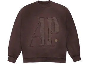 Travis Scott CJ x Audemars Piguet Logo Crewneck Brown