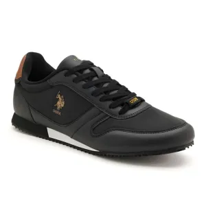 U.S. POLO ASSN. Clane Work Casuals Lace Up Shoes - BLK