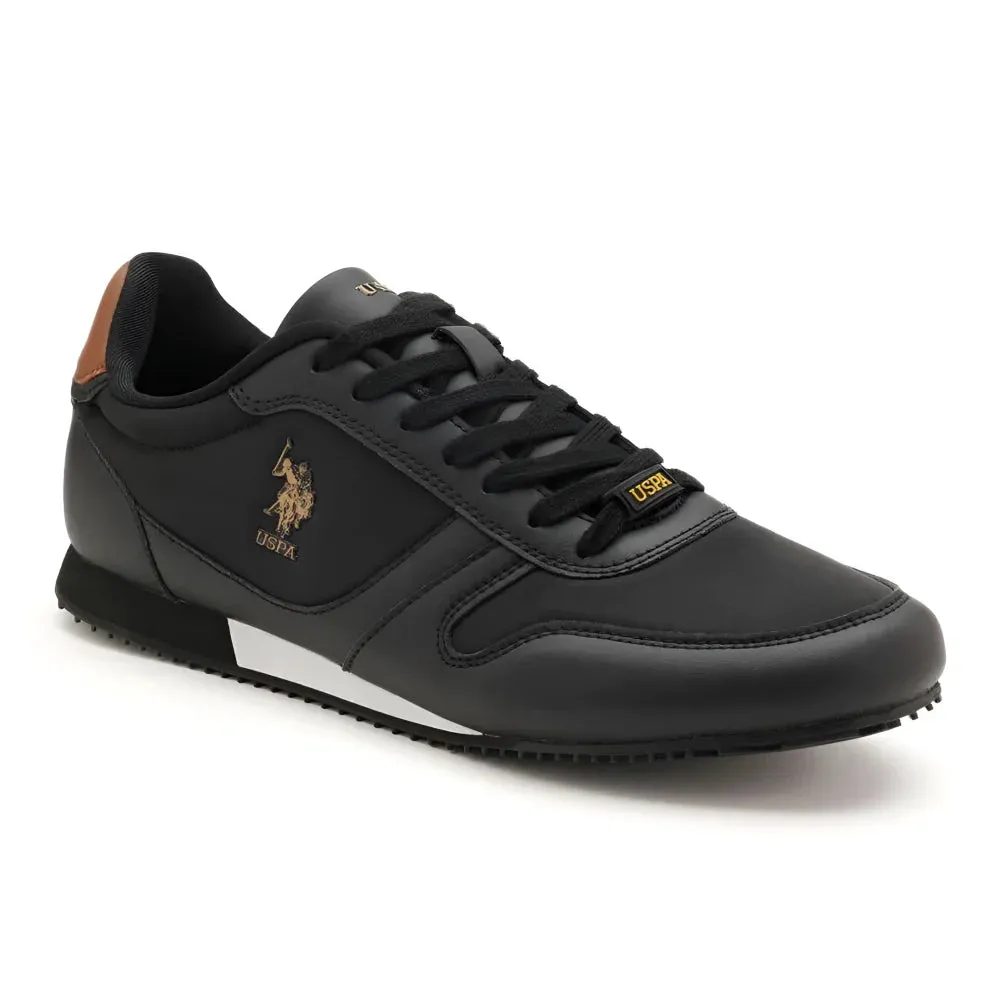 U.S. POLO ASSN. Clane Work Casuals Lace Up Shoes - BLK